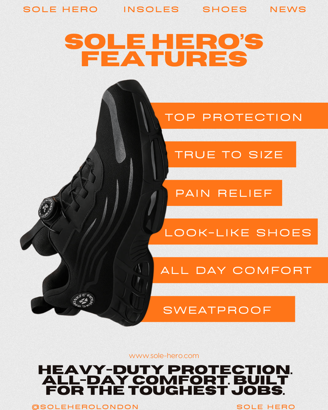 Sole Hero Ultra Tough Trainers